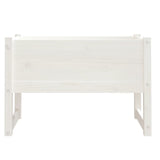 Planter White 78x40x52 cm Solid Wood Pine 822118