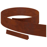 Lawn Edging 450 x 15 cm Weathering Steel Rusty 868026
