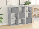 Sideboard with Drawer Concrete Grey 102 x 31 x 99.5 cm 8000495