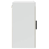 Kitchen Wall Cabinet Porto High Gloss White Engineered Wood 854029
