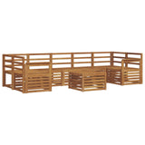 Sofa Sets 8 pcs Natural Solid Acacia Wood 3374514