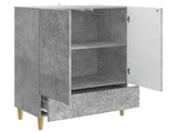 Sideboard Concrete Grey 66 x 34.5 x 95 cm Engineered Wood 895128