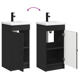 Bathroom Vanity with Sink Black 42 x 40 x 84.5 cm 890055