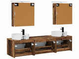Bathroom Cabinet Set 5 pcs Old Wood Engineered Wood 3406605
