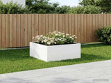 Garden Planter White 60 x 60 x 40 cm Cold-rolled Steel 8005094