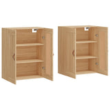 Wall Mounted Cabinets 2 pcs Sonoma Oak Engineered Wood 3197996