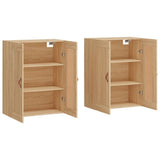 Wall Mounted Cabinets 2 pcs Sonoma Oak Engineered Wood 3197996