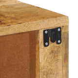 Wall-mounted TV Cabinet 80x30x19 cm Solid Rough Wood Mango 4017461