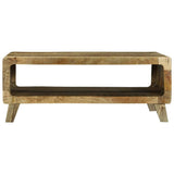 Coffee Table Brown 90 x 50 x 35 cm Solid Mango Wood 4104533