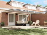 Manual Retractable Awning Anthracite&White 450x300 cm 3216034
