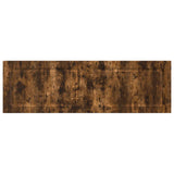 Wall-Mounted Headboard UTRECHT Smoked Oak Engineered Wood 897830