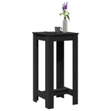 ZNTS Bar Table Black 51x50x103.5 cm Engineered Wood 854401