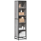 Book Cabinet Grey Sonoma 40x35x170.5 cm Engineered Wood 849142