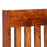 Dining Chair Set of 6 Brown Solid acacia wood Standard Durable 275274