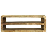TV Cabinet with Shelf Brown 100 x 32 x 36 cm Solid Mango wood 4104545