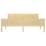 Bed Frame without Mattress Solid Wood Pine 180x200 cm Super King 322179