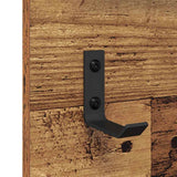 Wall-Mounted Coat Rack Old Wood 70 x 10 x 90 cm Engineered wood 874529