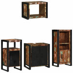 Bathroom Furniture Set 4 pcs Multicolour Solid Reclaimed Wood 3305661