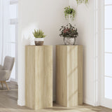 Plant Stands 2 pcs Sonoma Oak 33x33x100 cm Engineered Wood 3307884