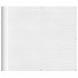 Balcony Screen White 90x1000 cm 100% Polyester Oxford 4000097
