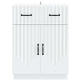 Sideboard with Drawer White 66 x 34.5 x 87 cm Engineered Wood 895325