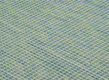 Outdoor Flatweave Rug 160x230 cm Turquoise 340804