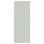 ZNTS File Cabinet Light Grey 90x40x105 cm Steel 339737