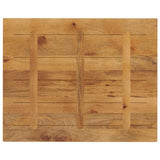 Table Top 110x80x2.5 cm Rectangular Solid Wood Mango 371613
