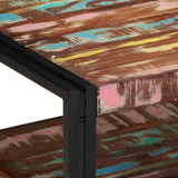 Coffee Table Multicolour 70x50x38 cm Solid Wood Reclaimed 4102720