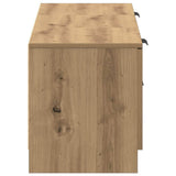 TV Cabinet Artisan Oak 140x35x40 cm Engineered Wood 856851