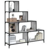 Bookcase 4-Stair Grey Sonoma 139x33.5x149 cm Engineered Wood 842479