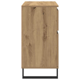 Sideboard Artisan Oak 60 x 35 x 70 cm Engineered Wood and Iron 881742