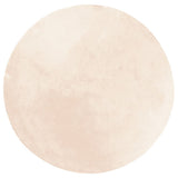 Rug HUARTE Short Pile Soft and Washable Beige 100 cm 375028