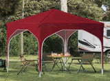 Pop-up Party Tent 194 x 194 x 245 cm Burgundy 42019818
