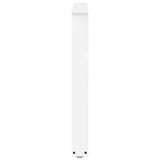 Dining Table Legs V-Shape 2 pcs White 80x cm Steel 4012649