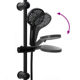Shower System Black 47 x 20 x 95 cm Stainless Steel 42023407