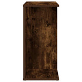 Bedside Tables 2 pcs Smoked Oak 46.5x29x61 cm Engineered Wood 858659