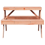 Picnic Table 105x134x75 cm Solid Wood Douglas 832570