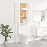 ZNTS Washing Machine Cabinet White 64x25.5x190 cm 808413