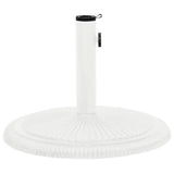 Umbrella Base White 45x45x30 cm Cast Iron 317770