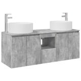 Bathroom Cabinet Set 3 pcs Concrete Grey 49.5 x 44.5 x 65.5 cm 3405740