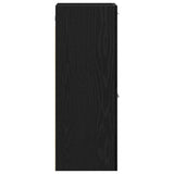 Bathroom Cabinet Black Oak 30 x 30 x 80 cm Engineered Wood 862531
