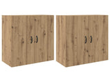 Wall-Mounted Cabinet 2 pcs Artisan Oak 69.5 x 34 x 90 cm 3394552