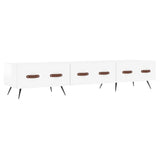 TV Cabinet High Gloss White 150x36x30 cm Engineered Wood 829126