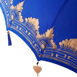 Balinese Parasol Blue 215 x 215 x 260 cm Cotton and solid wood 3356895