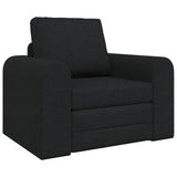 Folding Sofa Bed Black 98 x 71 x 83 cm Fabric 42030502