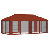 Gazebo Cover with Sidewalls 6 x 3 m Terracotta Polyester 190 900413
