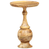Round Side Table 43x43x66 cm Solid Mango Wood 286471