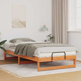 Bed Frame Brown 100 x 200 cm Solid Pine Wood 873144