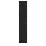 Highboard Black Oak 34.5 x 34 x 180 cm Engineered Wood 3416144